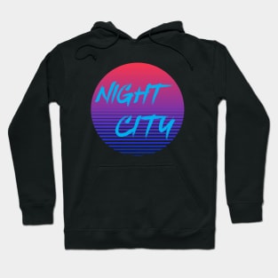 Night City Cyberpunk 80s retro Hoodie